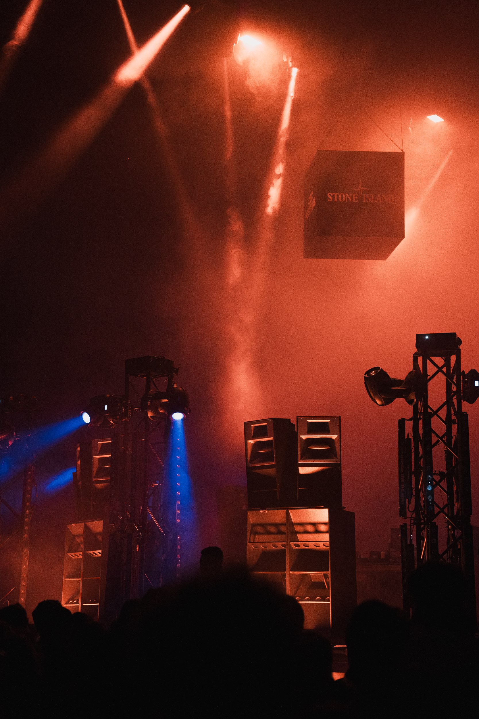 Crowd in front of the Stone Island stage at C2C Festival, Turin